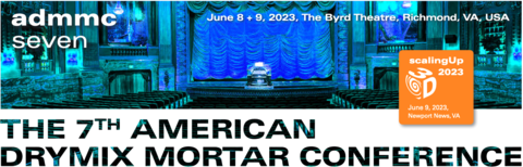 admmc7 and ScalingUp 3D Richmond admission for mortar manufacturers only - June 8 + 9
