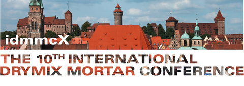 10th International Drymix Mortar Conference idmmcX, 24MAR25, Nürnberg: Admission 